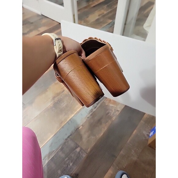 Womens Sz 10 Sonoma Ortholite ECO Braided Mule Clog Heeled Brown Woven NWOB - Picture 9 of 11